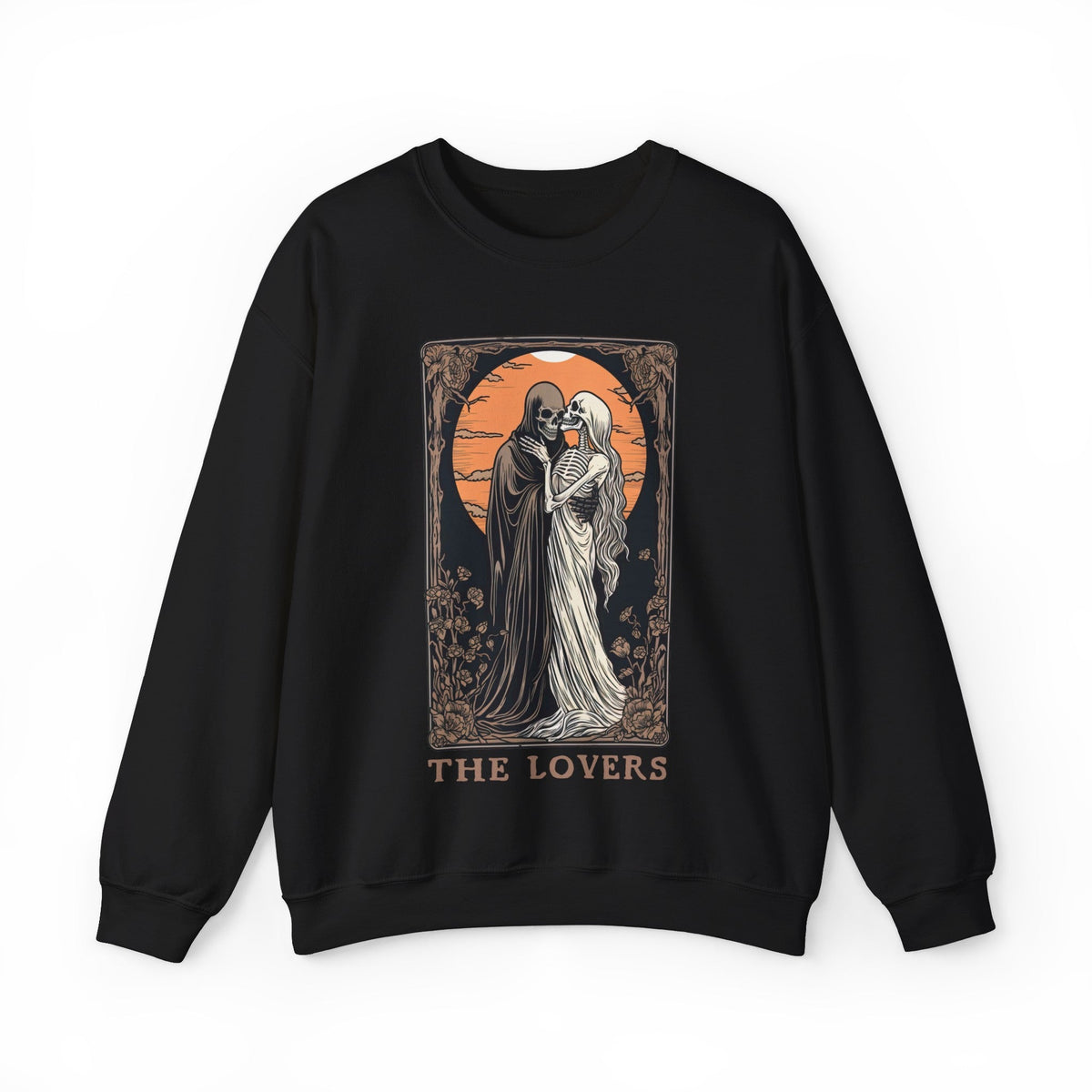 The Lovers Tarot Skeleton Sweatshirt - Goth Cloth Co.Sweatshirt38376962819963640378