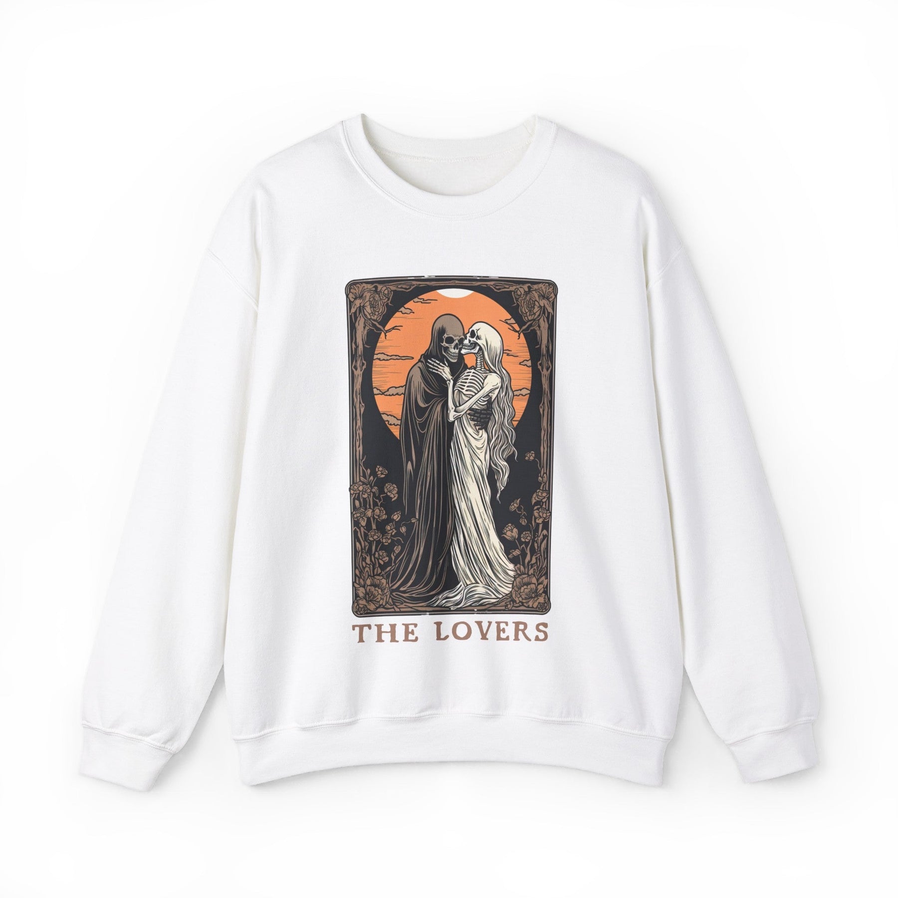 The Lovers Tarot Skeleton Sweatshirt - Goth Cloth Co.Sweatshirt61572896520731671474