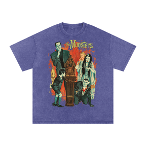The Munster Acid Wash Tee - Goth Cloth Co.250725PODPQ0225021