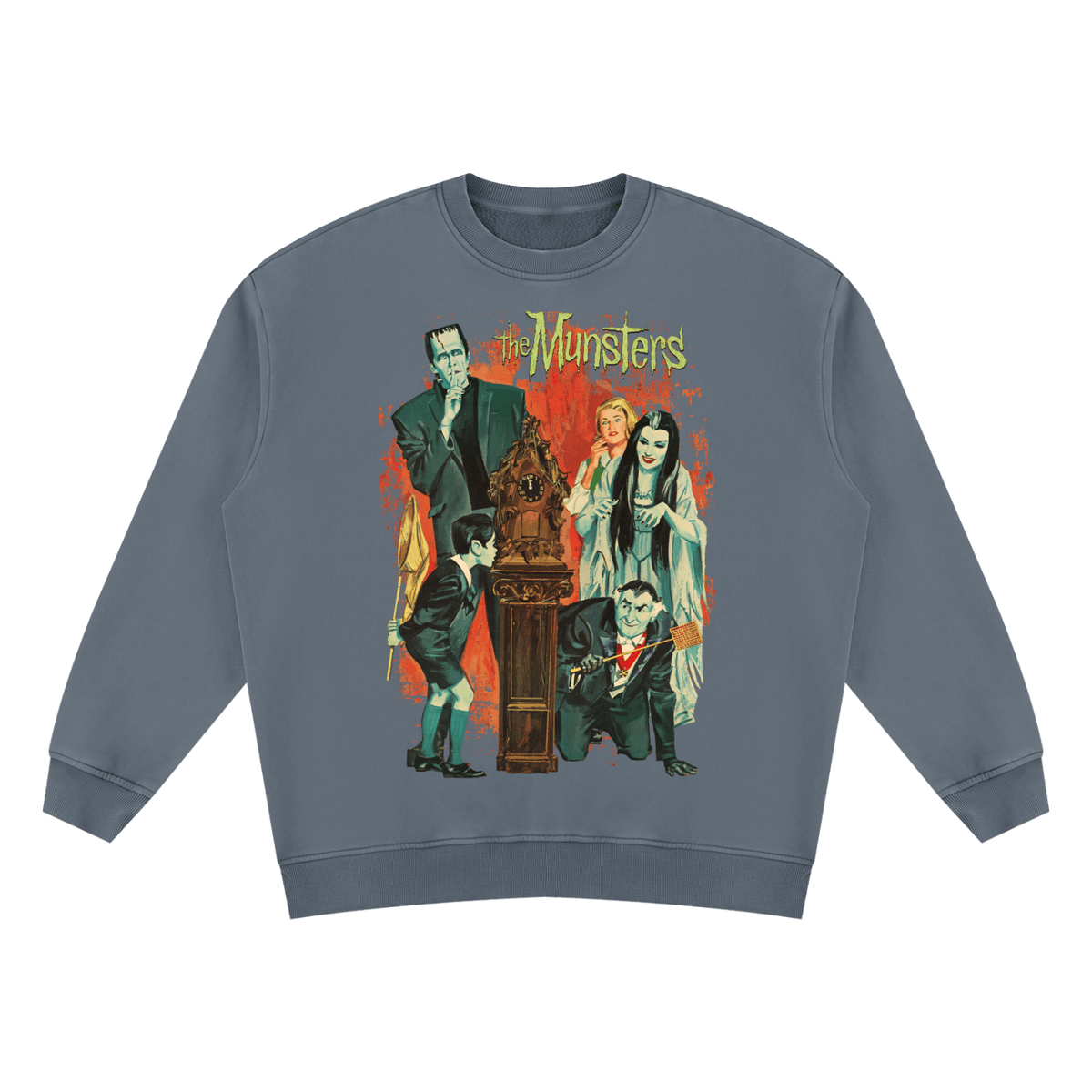 The Munsters Vintage Wash Fleece Sweatshirt - Goth Cloth Co.260812PODRA0304026