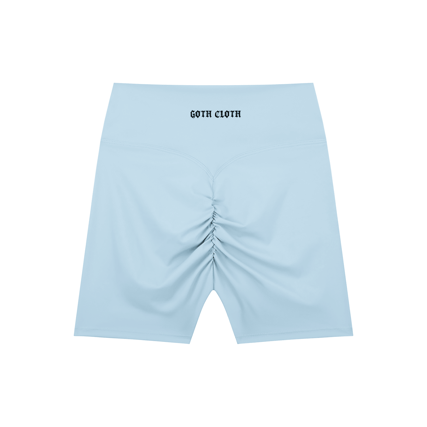 Thorned High-Waisted Scrunched Yoga Shorts