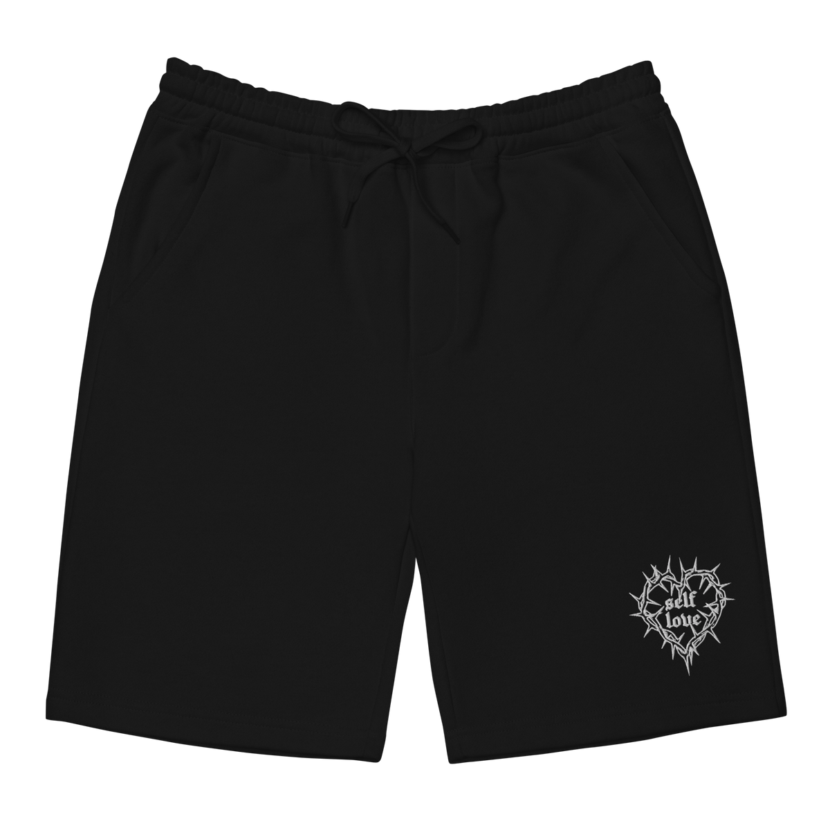 Thorny Self Love Fleece Shorts - Goth Cloth Co.1683824_12444