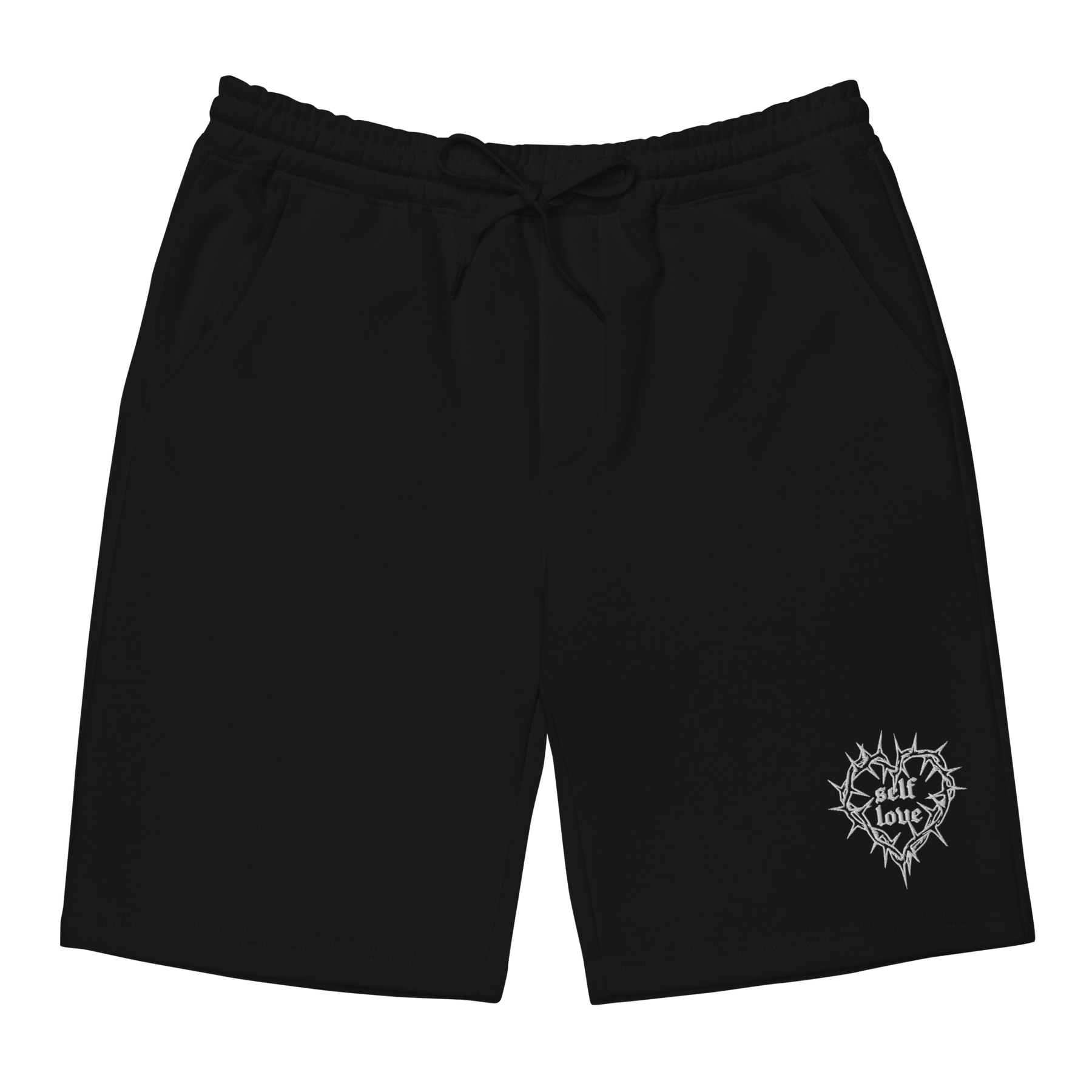 Thorny Self Love Fleece Shorts - Goth Cloth Co.1683824_12444