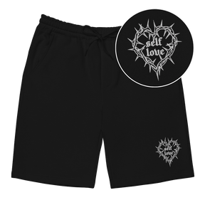 Thorny Self Love Fleece Shorts - Goth Cloth Co.shorts1683824_12444