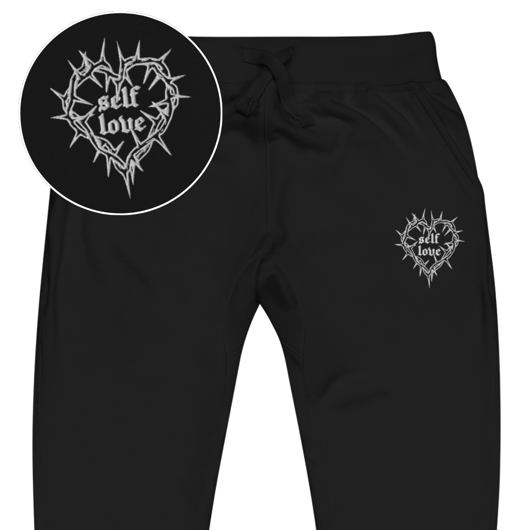 Thorny Self Love Fleece Sweatpants - Goth Cloth Co.joggers7716267_11265