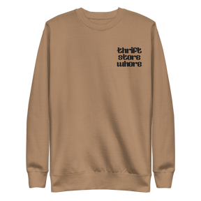 Thrift Store Whore Embroidered Sweatshirt - Goth Cloth Co.6995725_25526