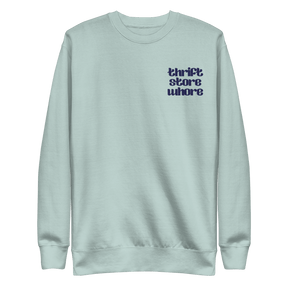 Thrift Store Whore Embroidered Sweatshirt - Goth Cloth Co.7739117_16156
