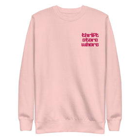 Thrift Store Whore Embroidered Sweatshirt - Goth Cloth Co.8353452_25544