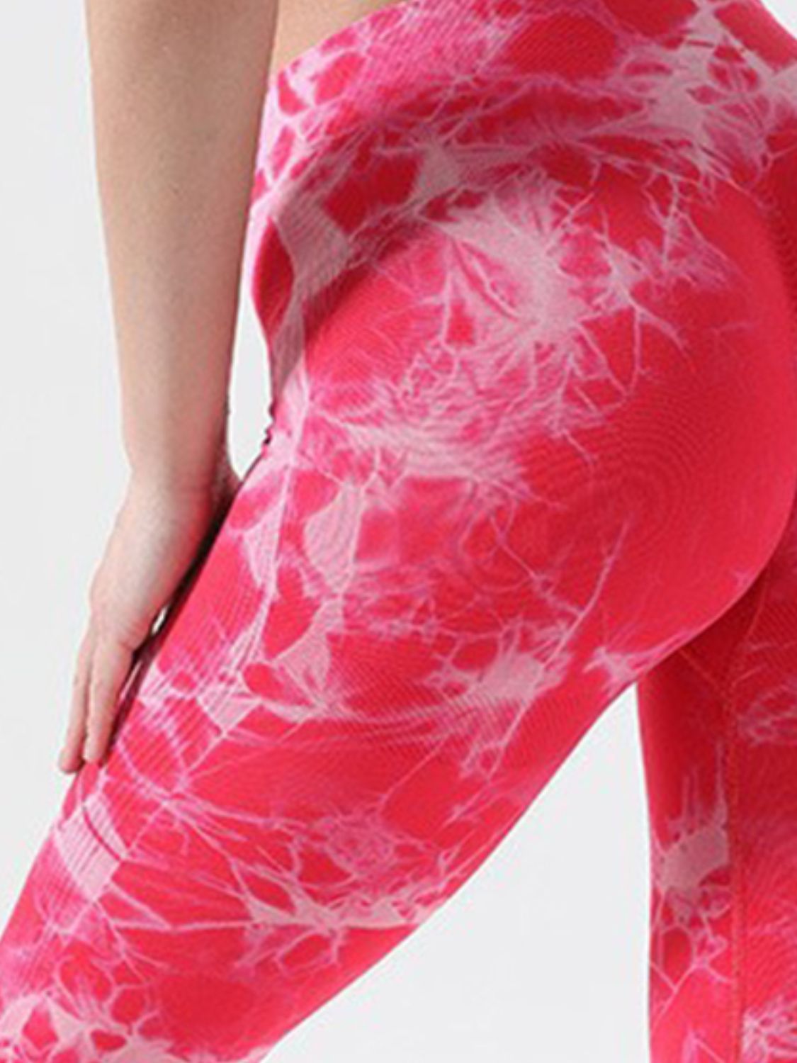 Tie - Dye High Waist Active Leggings - Goth Cloth Co.100100525592217