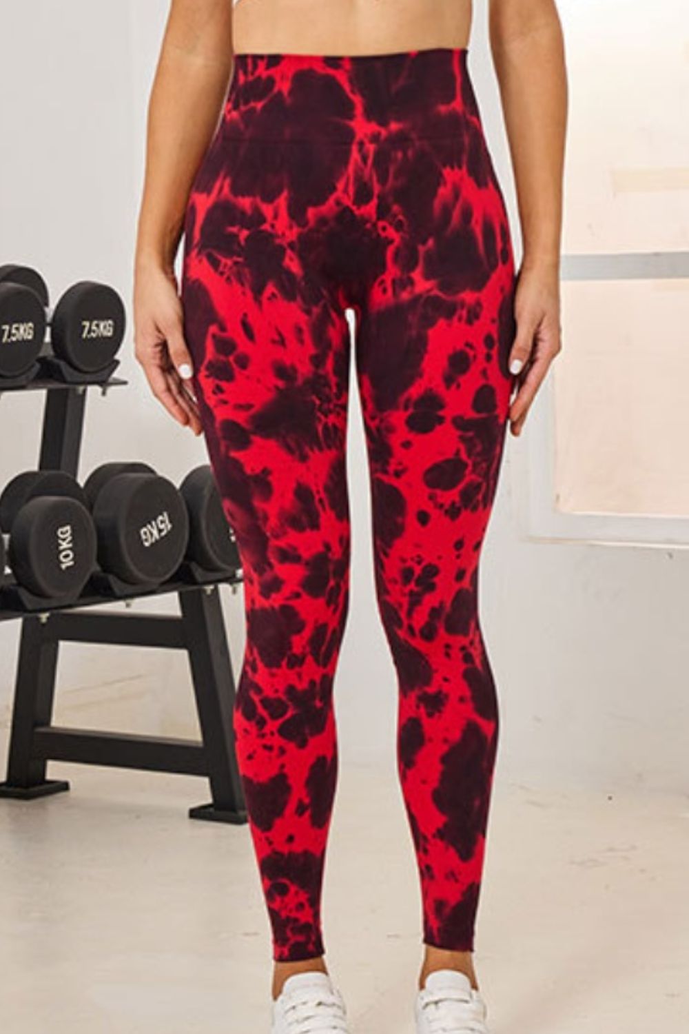 Tie - Dye High Waist Active Leggings - Goth Cloth Co.100100834231650