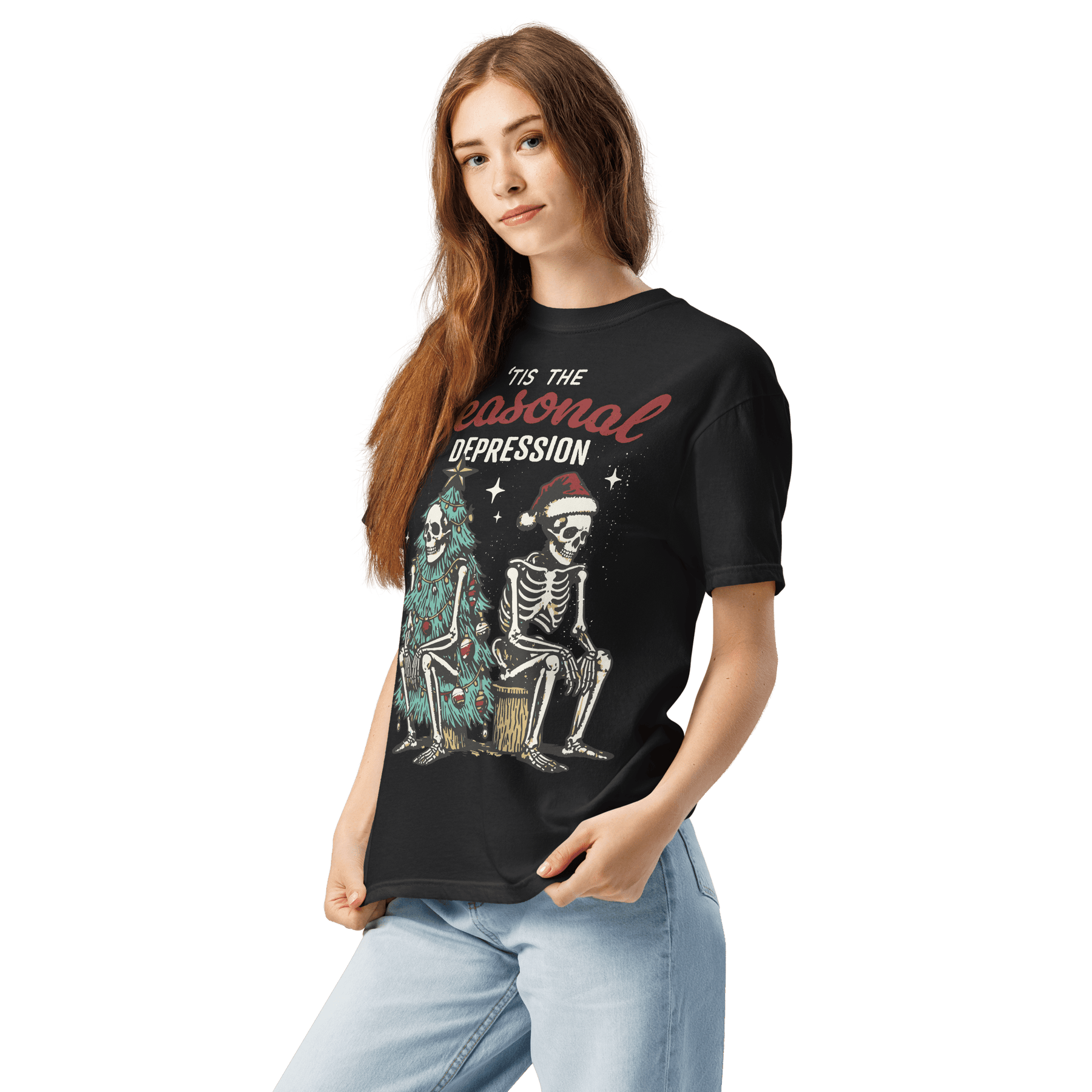 Tis the Seasonal Depression Comfy Tee - Goth Cloth Co.2821948_15114
