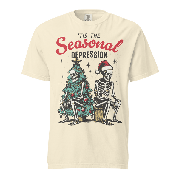 Tis the Seasonal Depression Comfy Tee - Goth Cloth Co.4531403_16523