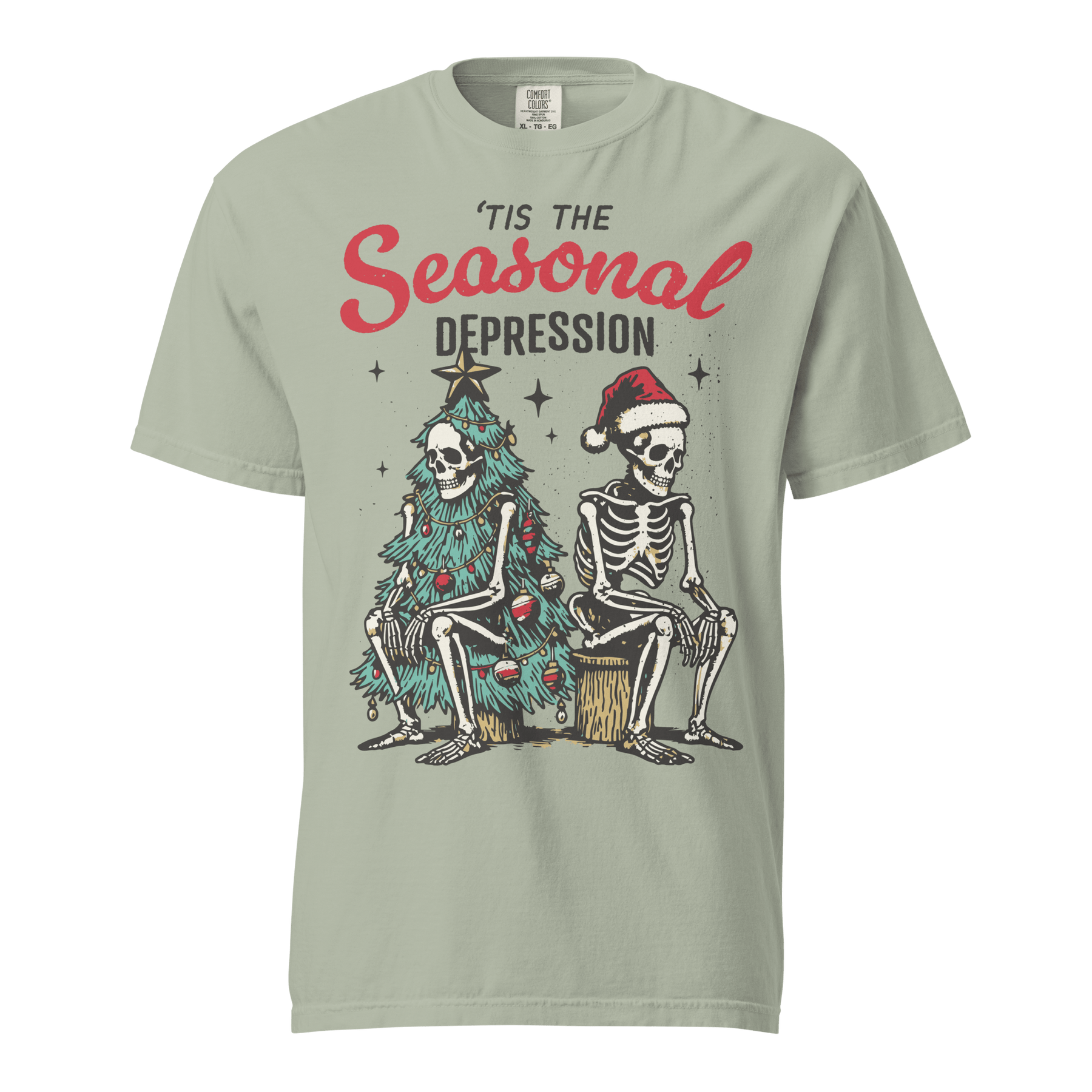 Tis the Seasonal Depression Comfy Tee - Goth Cloth Co.4531403_17707