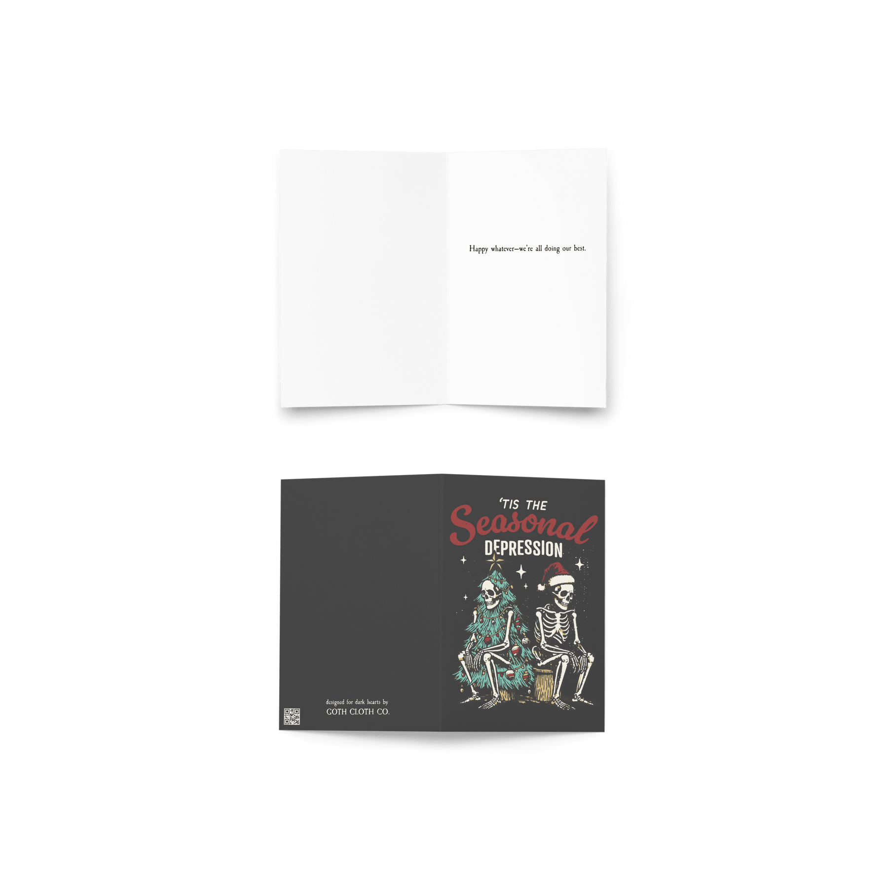 Tis the Seasonal Depression Holiday Card - Goth Cloth Co.4882331_14457