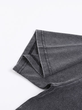 Tis the Seasonal Depression Vintage Washed Fluffy Tee (Limited Edition) - Goth Cloth Co.251028PODPQ0238006