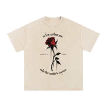 To Live Without You Acid Wash Oversized Tee - Goth Cloth Co.260806PODPQ0684001