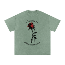 To Live Without You Acid Wash Oversized Tee - Goth Cloth Co.260806PODPQ0684007