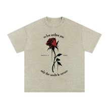 To Live Without You Acid Wash Oversized Tee - Goth Cloth Co.260806PODPQ0684025
