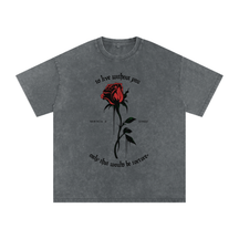To Live Without You Acid Wash Oversized Tee - Goth Cloth Co.260806PODPQ0684037