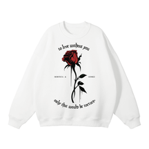 To Live Without You Rose Fleeced Sweatshirt - Goth Cloth Co.251107PODRA0315011