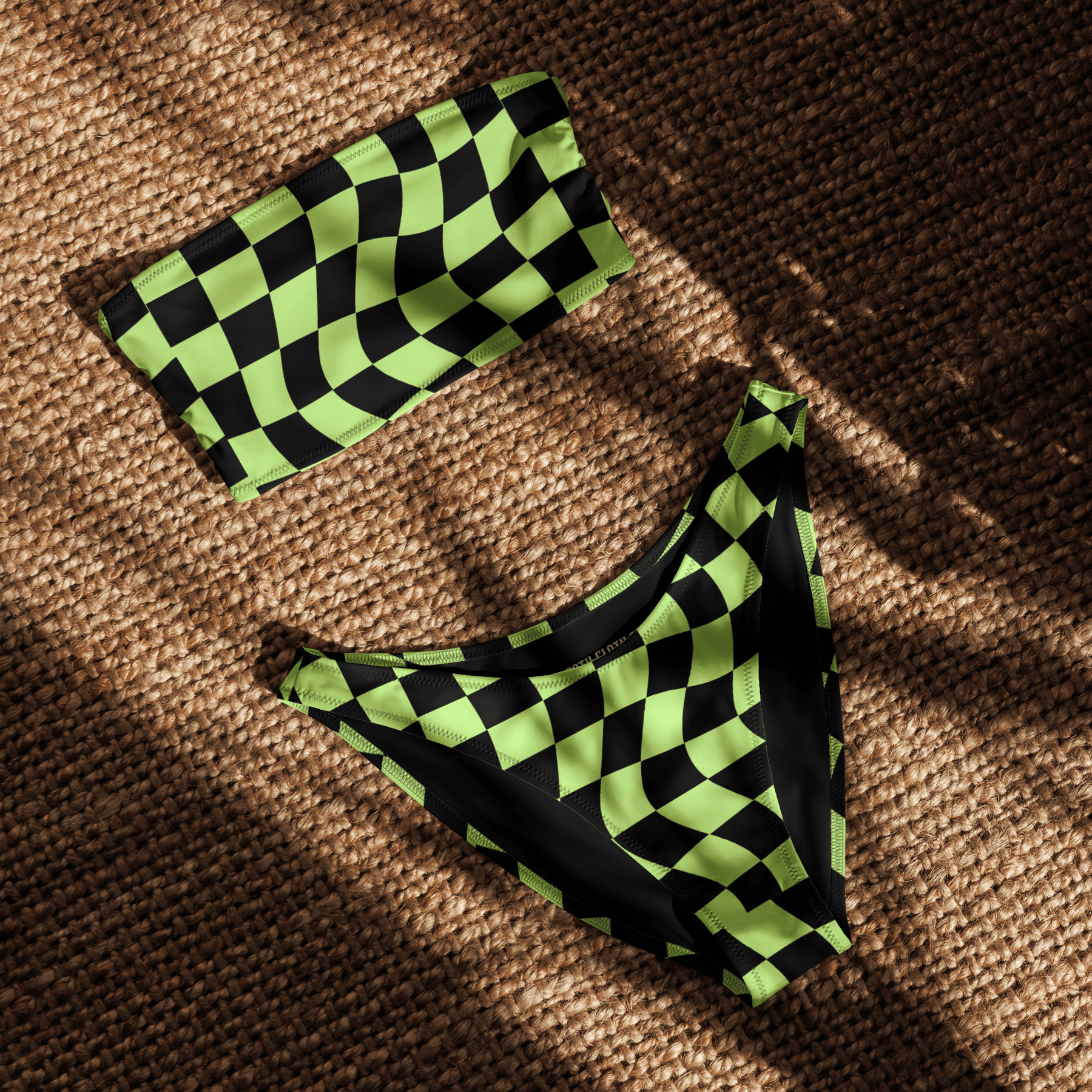 Toxic Tiles Bandeau Bikini Top - Goth Cloth Co.7551799_22682