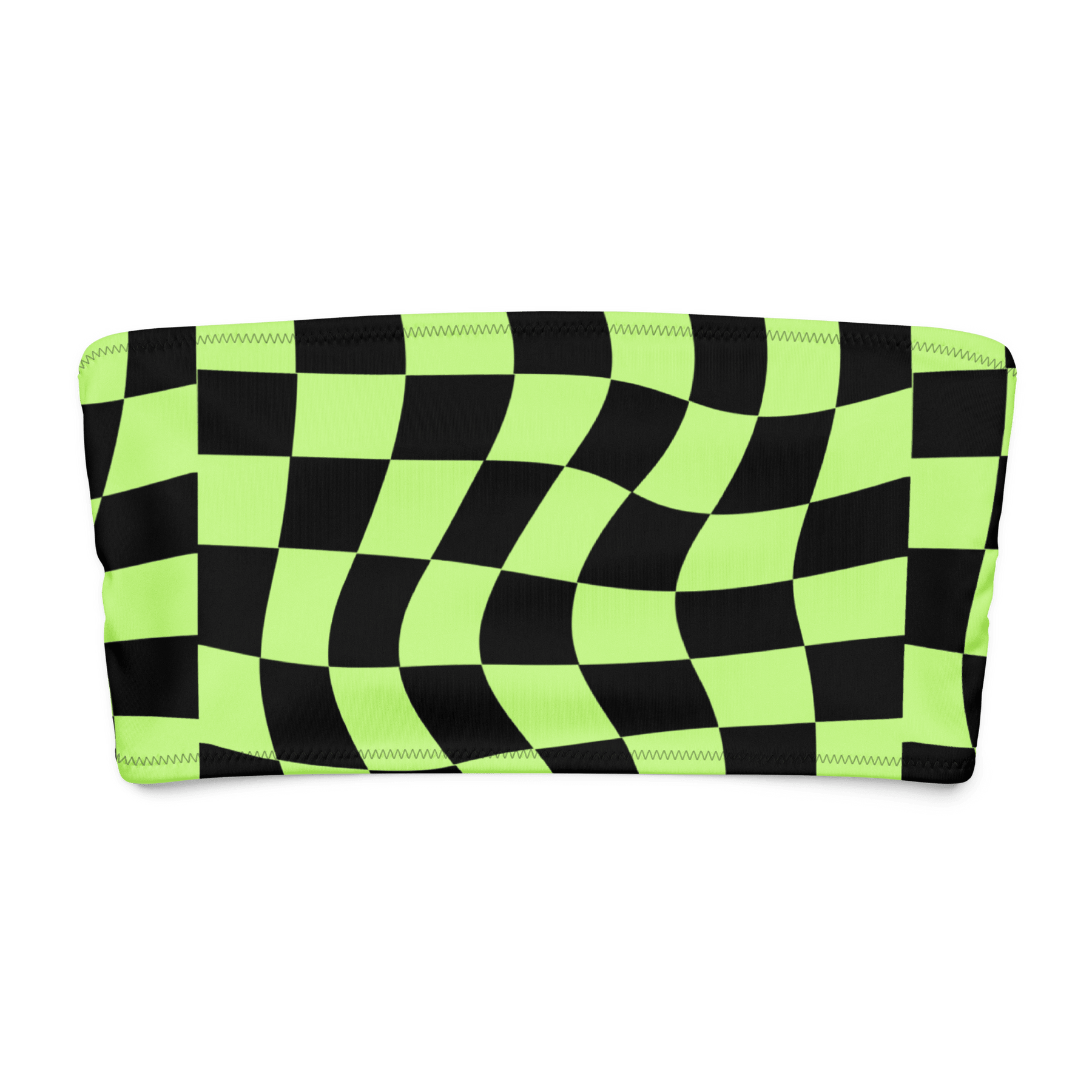 Toxic Tiles Bandeau Bikini Top - Goth Cloth Co.7551799_22682