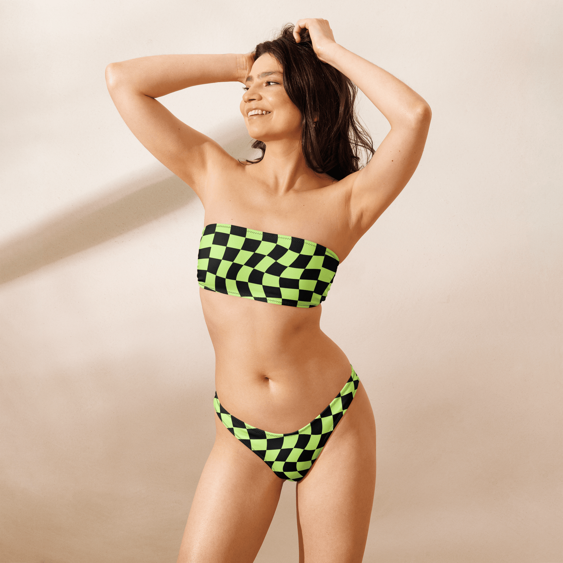 Toxic Tiles Bandeau Bikini Top - Goth Cloth Co.7551799_22682