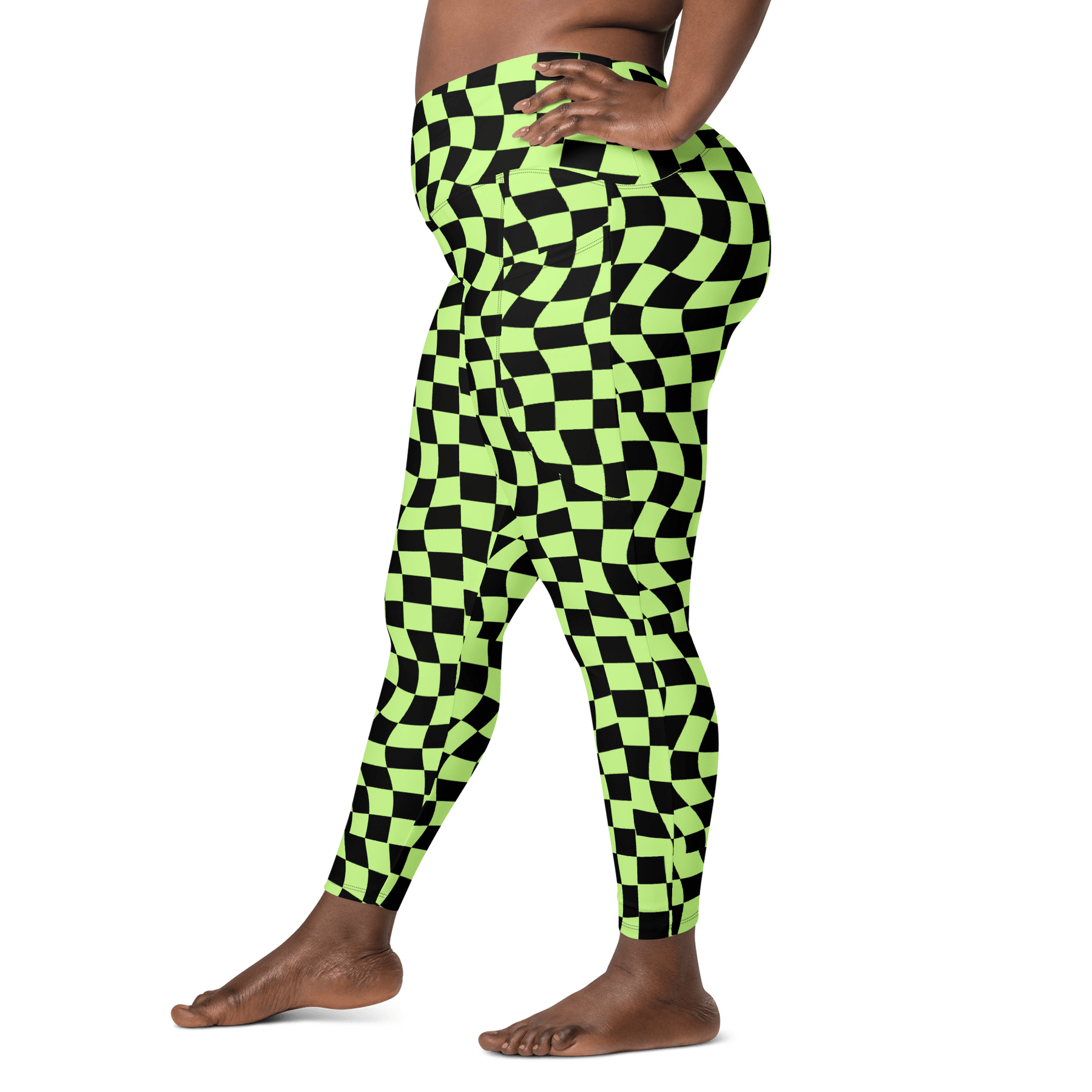 Toxic Tiles Crossover Leggings with Pockets - Goth Cloth Co.2153548_14137