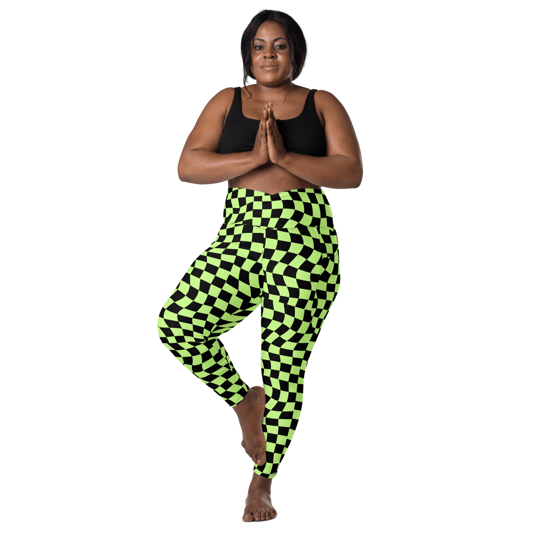 Toxic Tiles Crossover Leggings with Pockets - Goth Cloth Co.2153548_14137