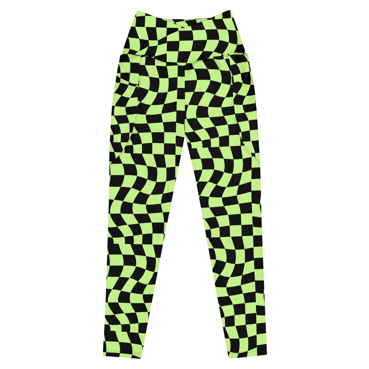 Toxic Tiles Crossover Leggings with Pockets - Goth Cloth Co.2153548_14137