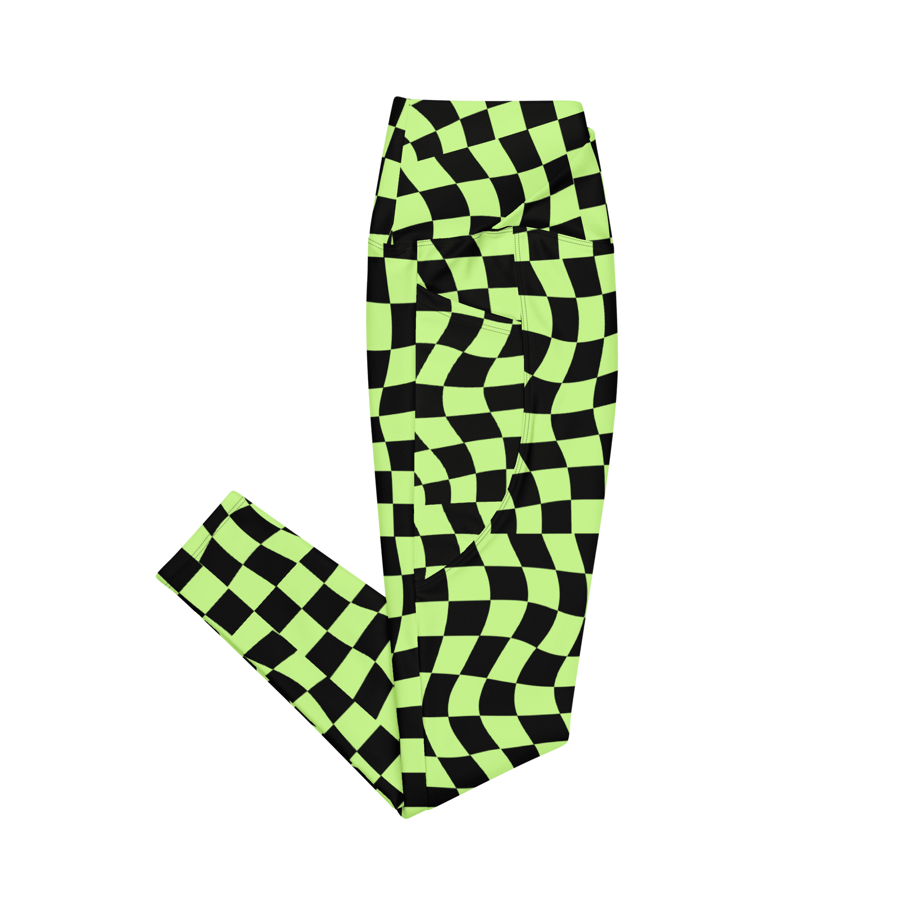 Toxic Tiles Crossover Leggings with Pockets - Goth Cloth Co.2153548_14137