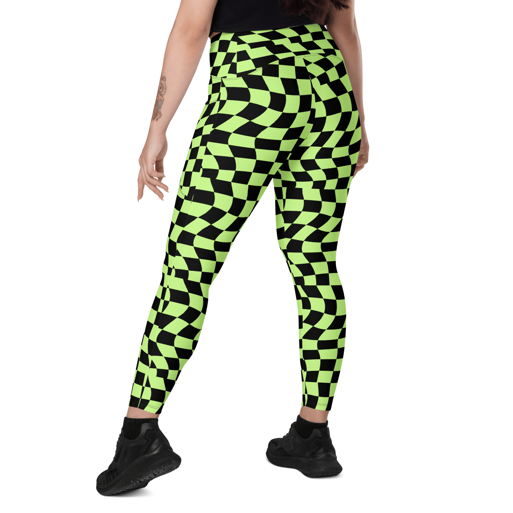 Toxic Tiles Crossover Leggings with Pockets - Goth Cloth Co.2153548_14137