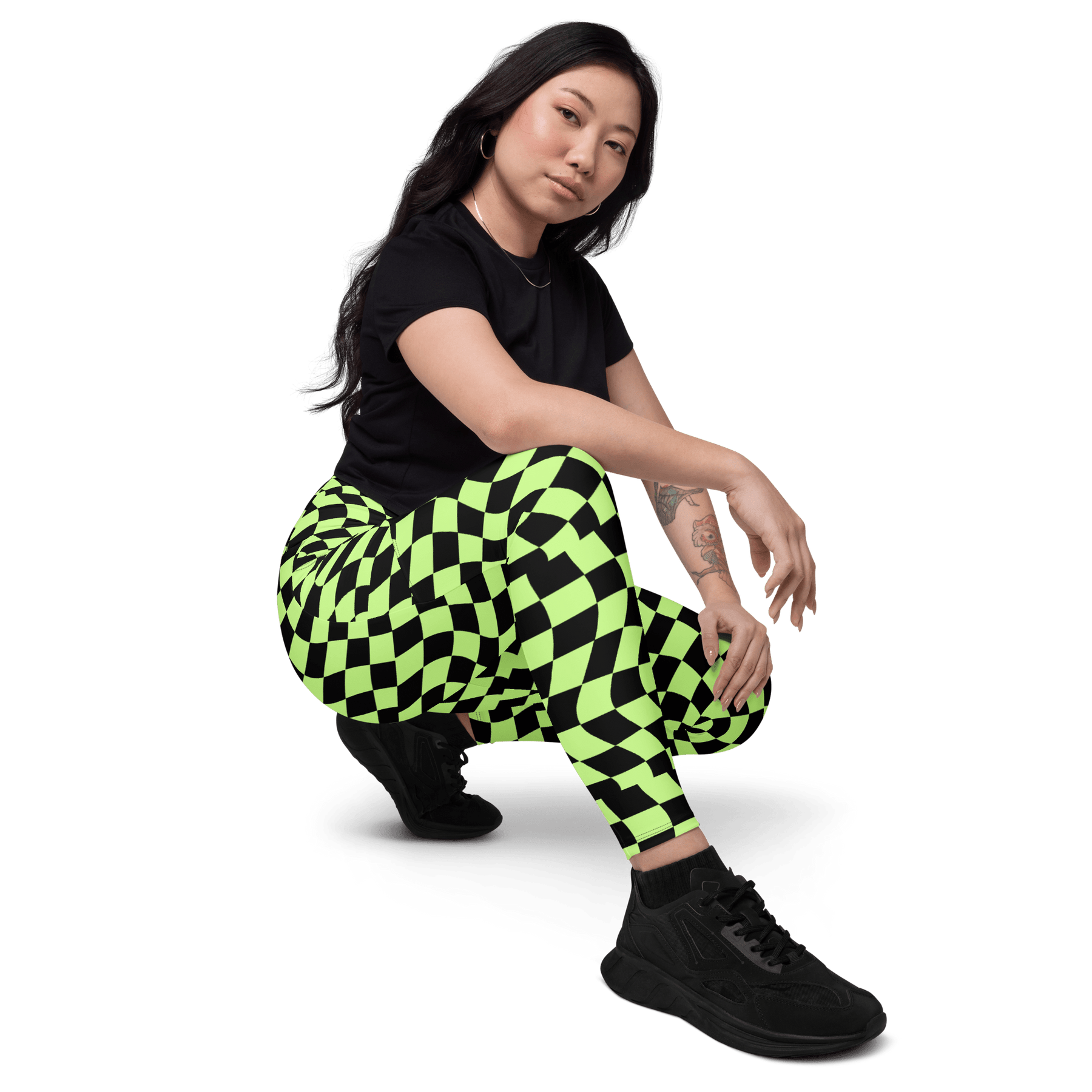 Toxic Tiles Crossover Leggings with Pockets - Goth Cloth Co.2153548_14137