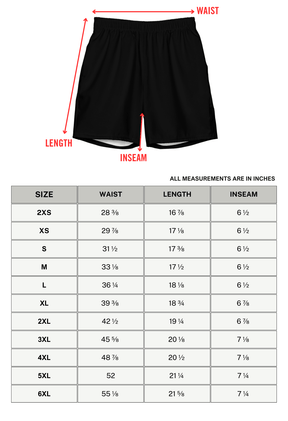 Toxic Tiles Men's Lined Swim Trunks - Goth Cloth Co.4847601_14636