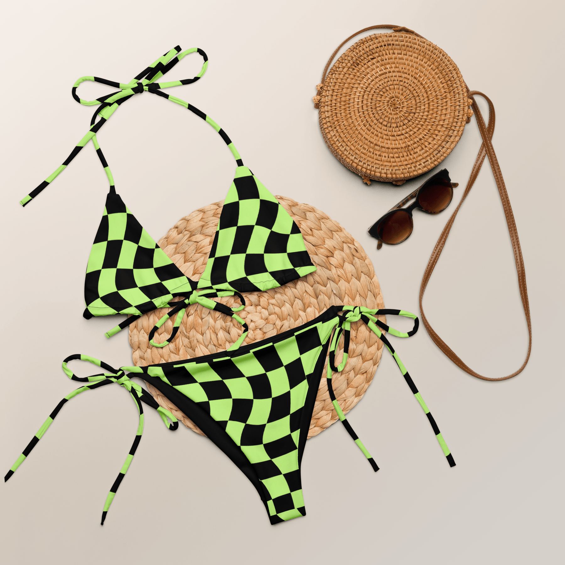 Toxic Tiles String Bikini Bottom - Goth Cloth Co.2566861_16575