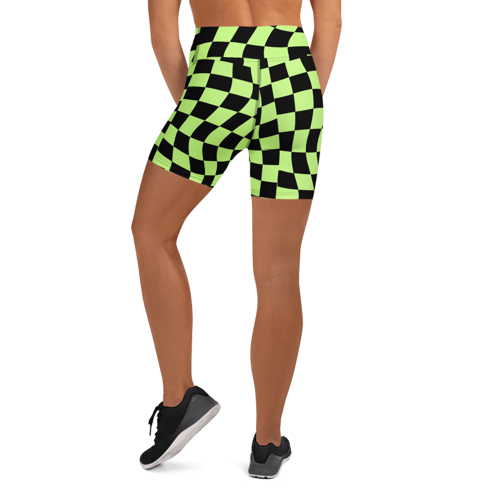 Toxic Tiles Yoga Shorts - Goth Cloth Co.1477778_9079