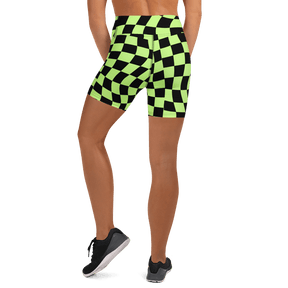 Toxic Tiles Yoga Shorts - Goth Cloth Co.1477778_9079