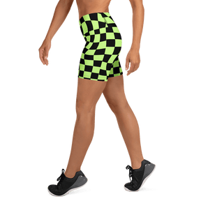 Toxic Tiles Yoga Shorts - Goth Cloth Co.1477778_9079