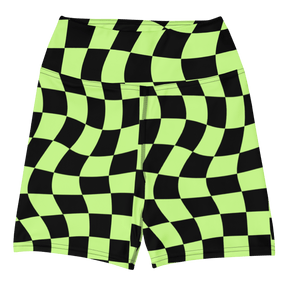 Toxic Tiles Yoga Shorts - Goth Cloth Co.1477778_9079