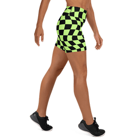 Toxic Tiles Yoga Shorts - Goth Cloth Co.1477778_9079