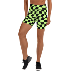 Toxic Tiles Yoga Shorts - Goth Cloth Co.1477778_9079