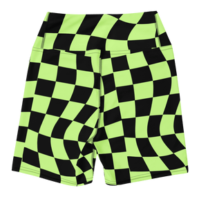 Toxic Tiles Yoga Shorts - Goth Cloth Co.1477778_9079