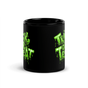 Trick or Treat Lime Green Slime Drip Halloween Coffee Mug