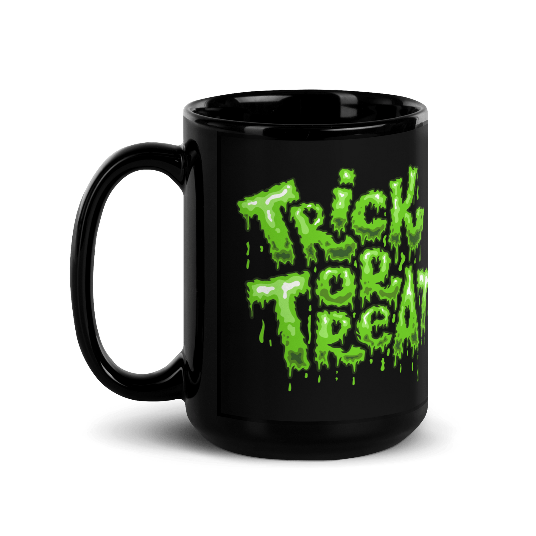 Treat or Treat Slime Black Glossy Mug - Goth Cloth Co.7304247_9324