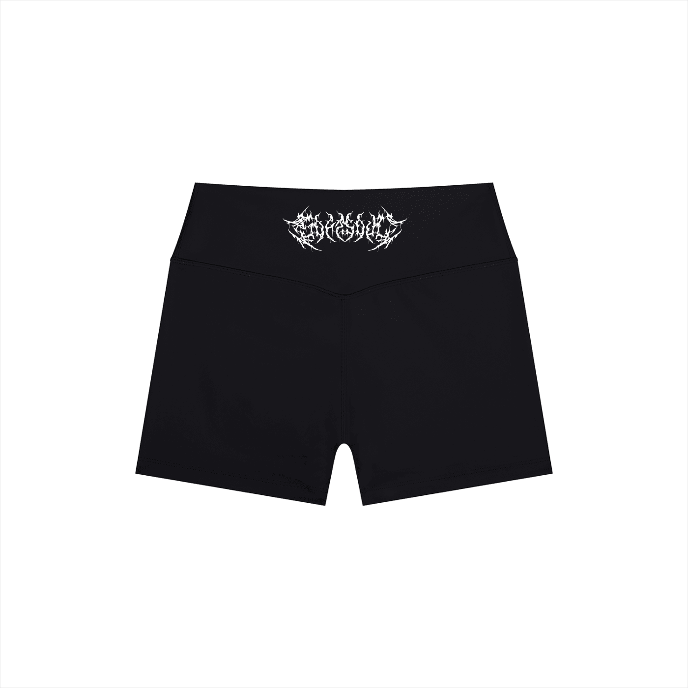 Unchained High Rise Yoga Shorts - Goth Cloth Co.260709PODBK2003001