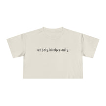 Unholy Bitches Only Cropped Tee - Goth Cloth Co.T-Shirt20315644001494455418