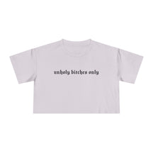Unholy Bitches Only Cropped Tee - Goth Cloth Co.T-Shirt40896929475327393548