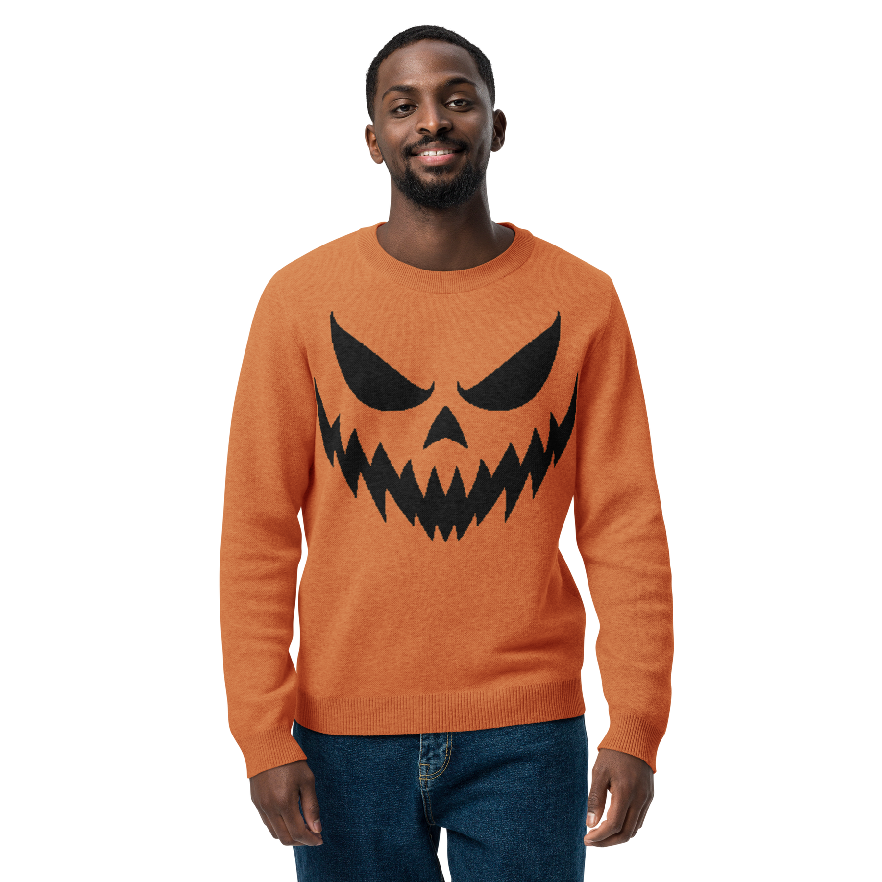 Grinning Ghoul Knit Crewneck Sweater