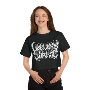 Useless Corpse Heavyweight Crop Top - Goth Cloth Co.T-Shirt22385792585886022440