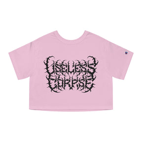 Useless Corpse Heavyweight Crop Top - Goth Cloth Co.T-Shirt22385792585886022440